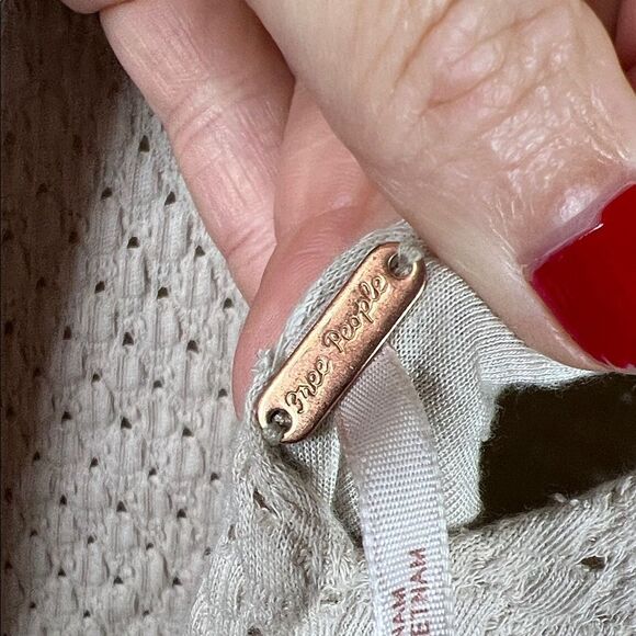 Free People Cream Sleeveless Dress - Picture 7 of 8